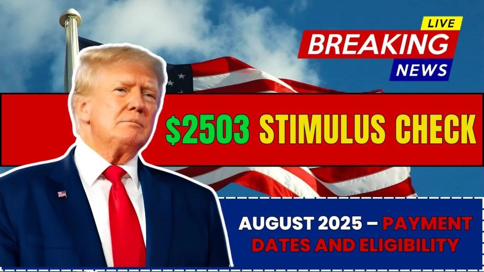$2503 Stimulus Check for August 2025: Payment Dates & Eligibility Details