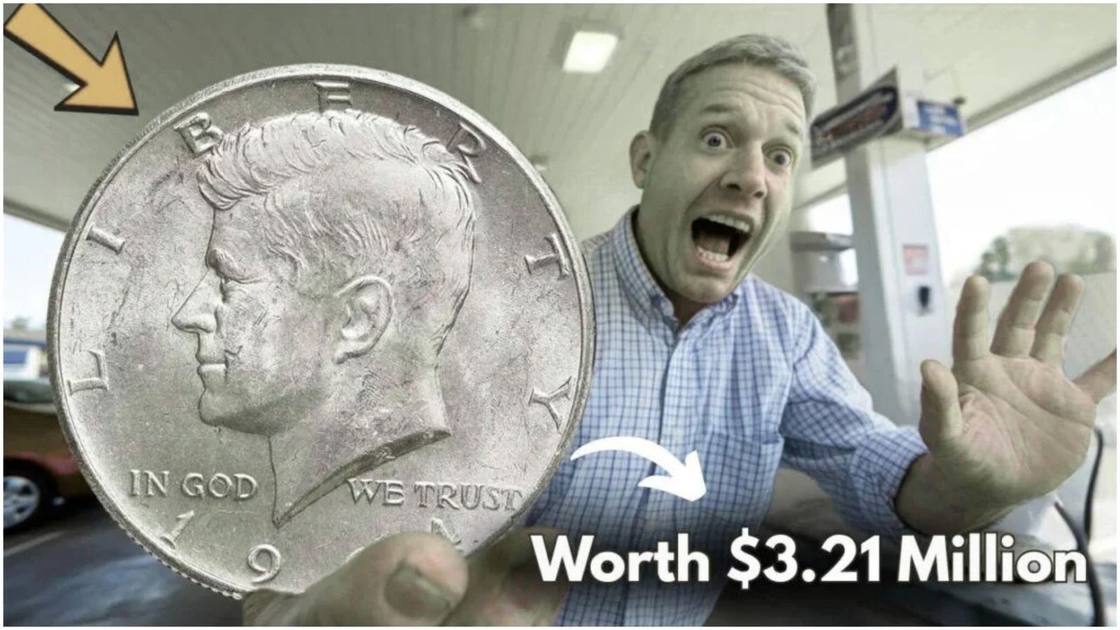 Gas Station Clerk Finds $3.21 Million Kennedy Half Dollar in Change